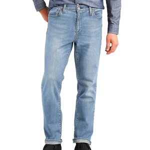 LEVIS 541 Athletic Taper Light Wash Distressed Jeans